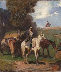 Rastende Kürassiere