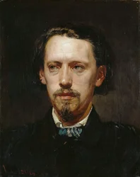 Porträt von Heinrich Anton Heger 1832-1888, 1861