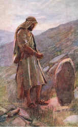 Jakobs Gelübde, Illustration aus Bilder, die lehren Die Kronenserie, 1920