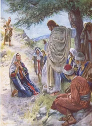 Der Glaube von Martha, Illustration aus Bilder, die lehren Die Kronenserie, 1920