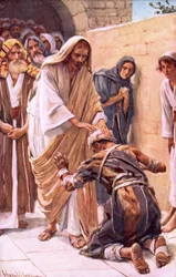 Die Heilung des Aussätzigen