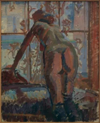 Akt am Fenster