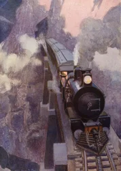 Eine Gebirgsbahn