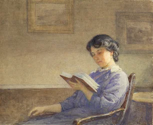 Lilian beim Lesen