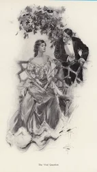 Mann macht einer Frau einen Heiratsantrag