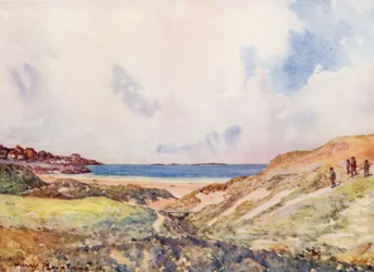 Golfplätze: Portrush, auf dem Weg zum siebzehnten Grün