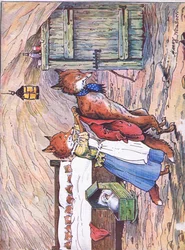 Der Fuchs ging hungrig hinaus