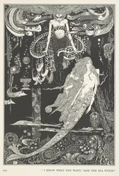 Die kleine Meerjungfrau. "Ich weiß, was du willst," sagte die Meereshexe.