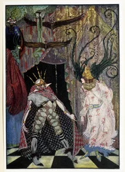 Der reisende Begleiter: „Lass ihm den Kopf abschlagen“ - in „Märchen“ von Hans Christian Andersen, ill. von Harry Clarke