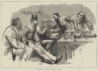 Ein schwieriger Punkt, eine Skizze im House of Commons