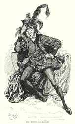 Illustration für Große Erwartungen von Charles Dickens (Lithographie)