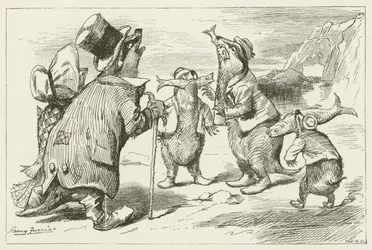 Illustration für Sylvie und Bruno von Lewis Carroll