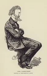Lord Clanricarde, Skizze im House of Lords
