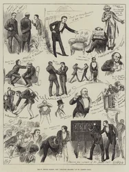 Mr. W. Irving Bishop, der Gedankenleser, in der St. James