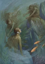 Andvari und die Rheintöchter, aus "Das Rheingold"