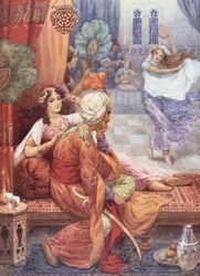 Prinz Ahmed und die Fee Banou, Illustration aus 