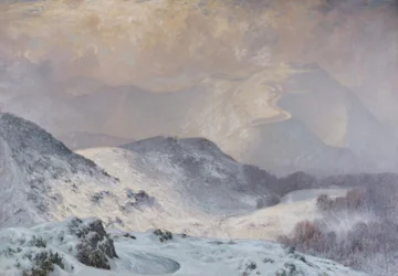 Winter in Malvern, Worcestershire