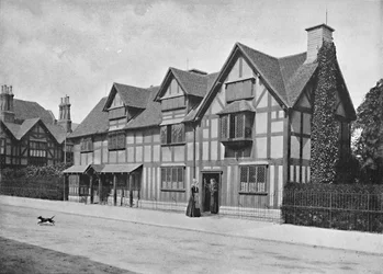 Shakespeares Haus, Stratford-On-Avon, ca. 1896