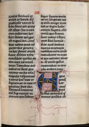 Evangelienbuch mit Evangelistenporträts: Verzierte Initiale