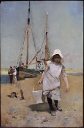 Ein bretonisches Fischermädchen