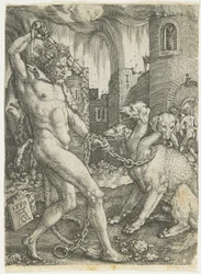 Herkules fesselt Cerberus, 1550