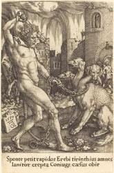 Herkules und Cerberus, 1550