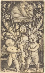 Drei Cupidos und ein Bär, 1529