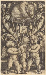 Drei Cupidos und ein Bär, 1529