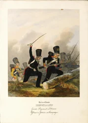 Das litauische Leibgarderegiment, ca. 1838