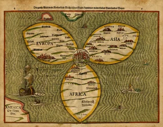 Die ganze Welt in ein Kleeblatt