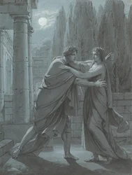 Lais überrascht Aristipp, ca. 1801