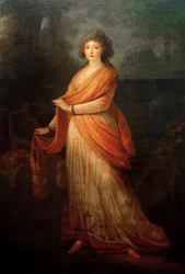 Porträt von Varvara Vasilyevna Golitsyna, geb. von Engelhardt, 1757-1815, 1792