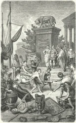 Ankunft antiker griechischer Kunstwerke in Rom