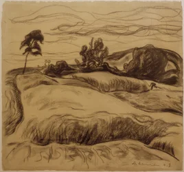 Hügelige Landschaft