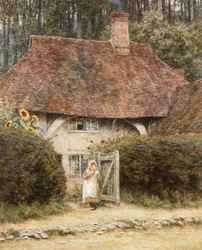 Am Cottage-Tor