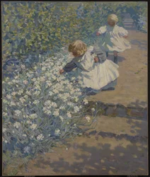 Blumen pflücken, ca. 1912