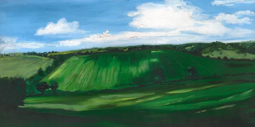 Grünes und angenehmes Land