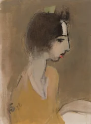 Profil einer Frau (aus dem Gedächtnis)