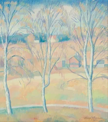 Frühlingslandschaft Halsingland