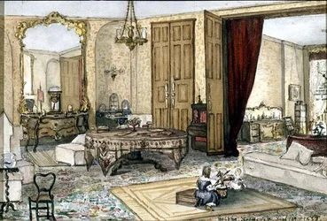 Salon Innenansicht