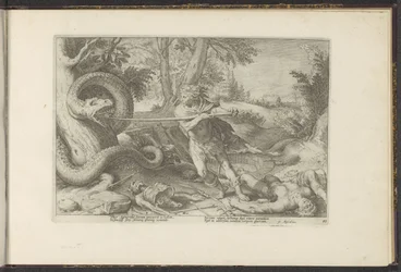 Cadmus doodt de draak