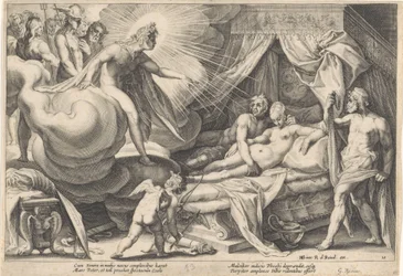 Mars und Venus von Apollo überrascht (Metamorphosen von Ovid, Serientitel)