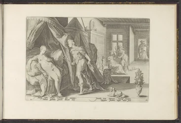 Merkur im Zimmer von Herse