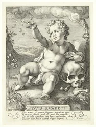 Allegorie über die Vergänglichkeit des Lebens ("Quis Evadet?")