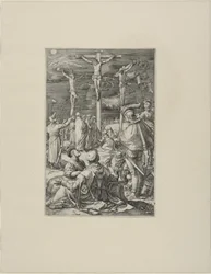 Christus am Kreuz, Platte zehn aus der Passion Christi