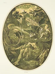Demogorgon in der Höhle der Ewigkeit, aus der Serie „Demogorgon und die Gottheiten“