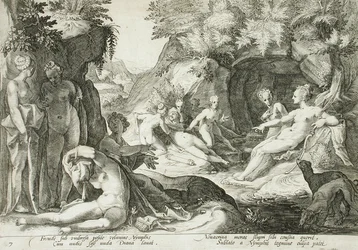 Diana und ihre Nymphen entdecken Callistos Schwangerschaft