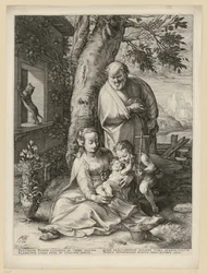 Die Heilige Familie mit dem Johannesknaben