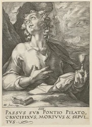 Johannes, Blatt 4 der Folge "Christus, die zwölf Apostel und Paulus"