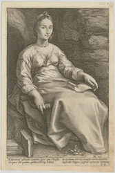 Melpomene, Blatt 3 der Folge "Neun Musen"